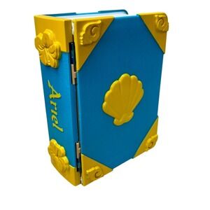 Disney The Little Mermaid 1996 Ariel Pop-up Book Poly Pocket Playset w/Figures